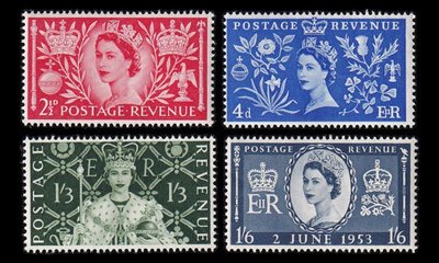 Iso-Britannia 274-7 ** Kuningatar Elisabet II:n kruunajaiset