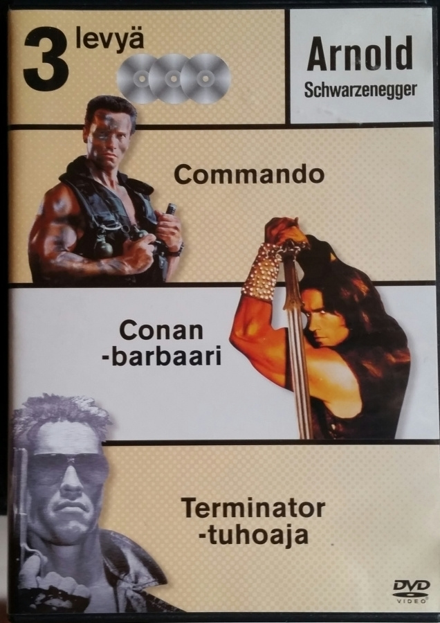 Commando / Conan / Terminator -DVD