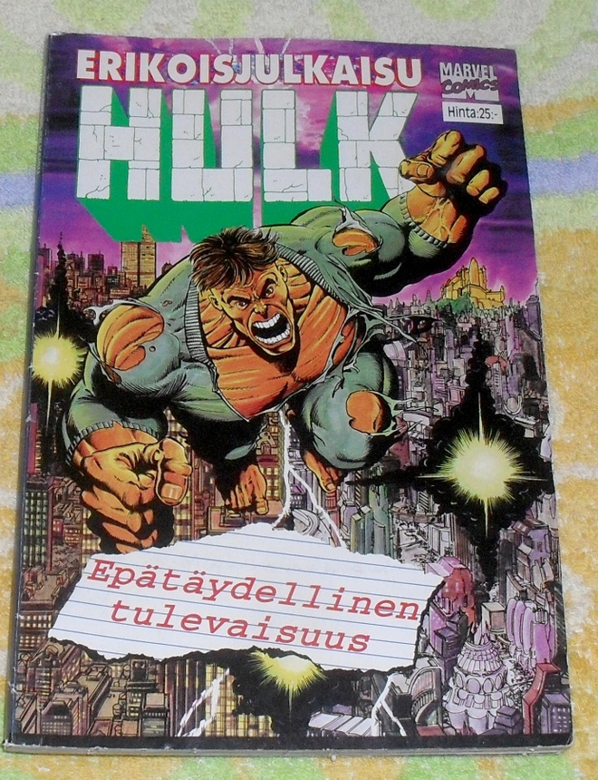 Hulk Erikoisjulkaisu 1994 - Epätäydellinen Tulevaisuus