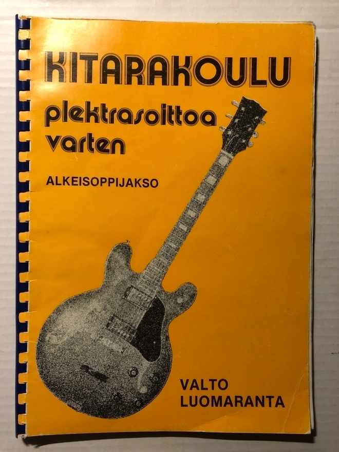 Kitarakoulu Plektrasoittoa varten Alkeisoppijakso