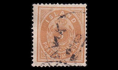 Islanti 12A o Ovaali 3 Aur (14:13½) (1882)