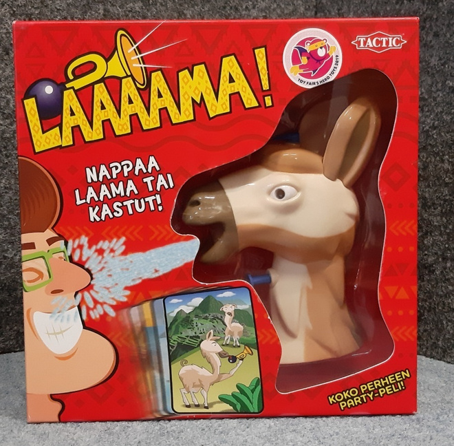 Laaama peli . Nappaa laama ja Kastu .Tactic peli