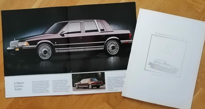 1993 Chrysler LeBaron PRESTIGE  esite - KUIN UUSI