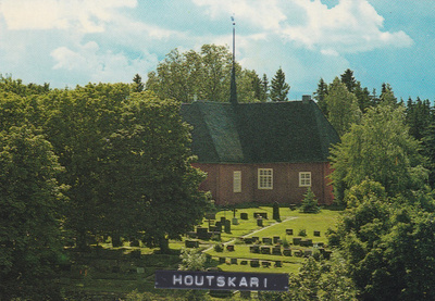 KIRKKOKORTTI - PARAINEN - HOUTSKARIN KIRKKO - 1