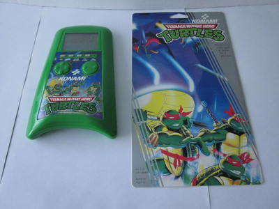Vintage Konami Teenage Mutant Hero Turtles käsikonsolipeli