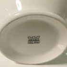 Arabia Richard Lindh valkoinen kultaraita maljakko 20,5 cm - pikkukuva 3