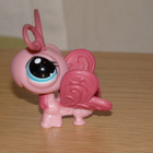 LITTLEST PET SHOP vaaleanpuna-malva PERHONEN #1300 - pikkukuva 2