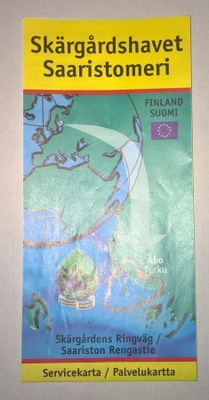 SAARISTOMERI TURISTIKARTTA 1998
