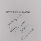 Pentti Murto : Käteni valoa täynnä : runoja (signeerattu,... - pikkukuva 3