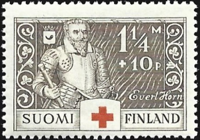 1934 Punainen Risti 1  1/4 mk + 10 p **  LaPe 184