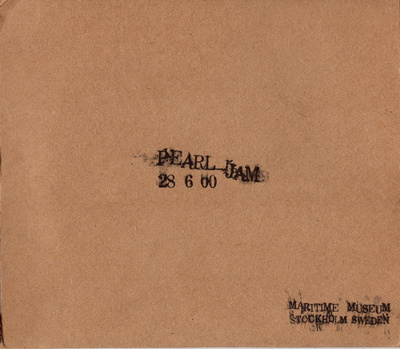 Pearl Jam – 28 6 00 - Maritime Museum - Stockholm, Sweden 2C