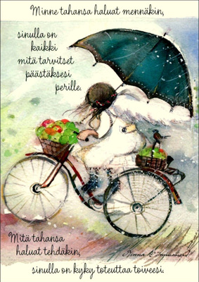 Minna Immonen, Enkeli sateessa, käyttämätön