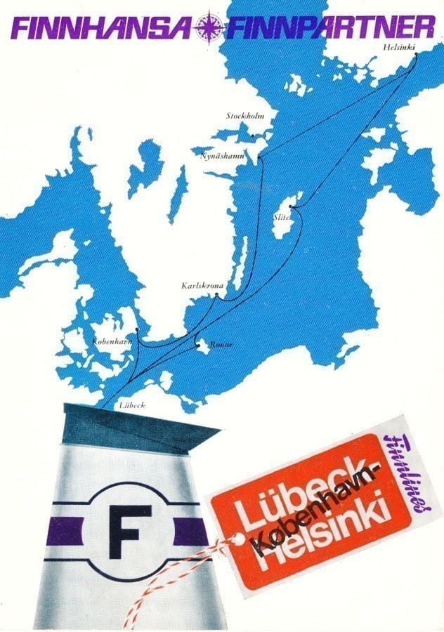FINNLINES mainoskortti