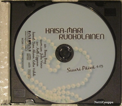 Kaisa-Mari Ruokolainen • Suuri Päivä CDr-Single