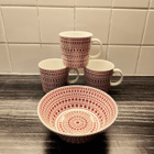 Iittala Kulku -kupit 3kpl sekä kulho - pikkukuva 1