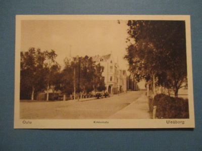 VANHA POSTIKORTTI - OULU KIRKKOKATU (PK1-S1)