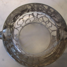 HEISEY GLASS USA SOKERIKKO HOPEAPEITOLLA - pikkukuva 4