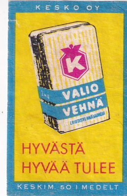 Valio vehnä, Hyvästä hyvää tulee ,   s86