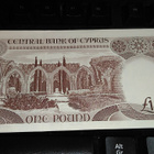 Cyprus Kypros 1 pound 1987 P53 XF+ - pikkukuva 2