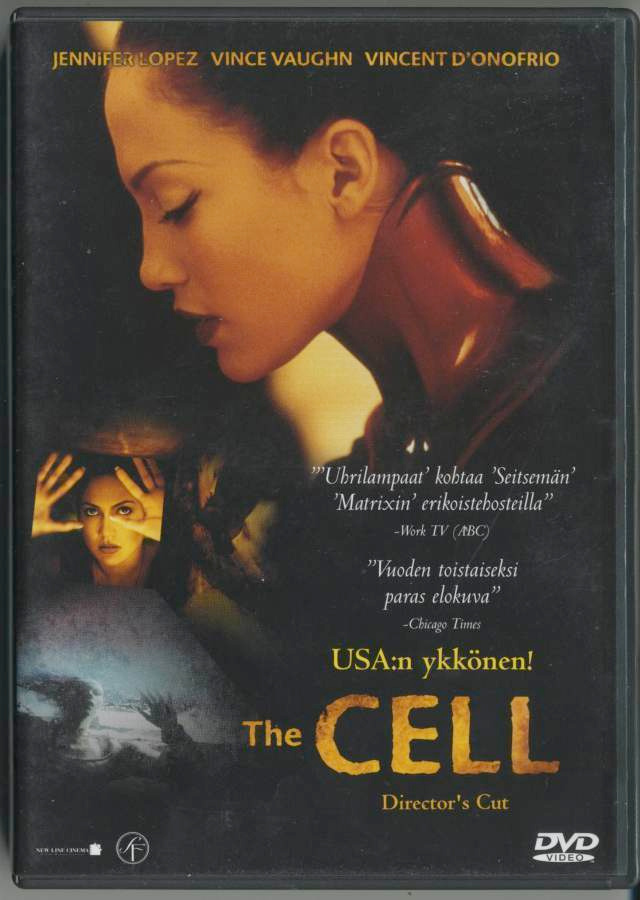 THE CELL – Suomi-DVD 2000 - Tarsem Singh, Jennifer Lopez