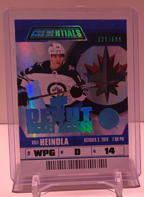 Ville Heinola /699 Rookie - Debut Ticket Access