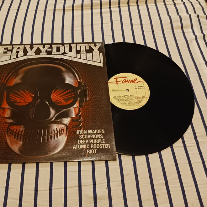 Heavy Duty lp 1983 Heavy Metal hieno