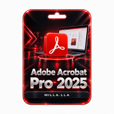 Adobe Acrobat Pro 2025 pysyvä lisenssi PDF-muokkaus 1 PC