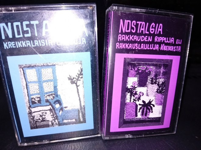 2 kpl c-kasetti NOSTALGIA YHTYEEN TUOTANTOA ( SIS POSTIKULU
