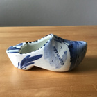 Vintage Delfts posliini puukenkä - pikkukuva 2