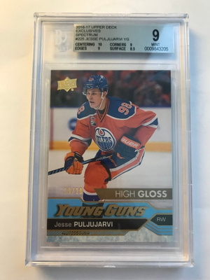 2016-17 Upper Deck Young Guns Jesse Puljujärvi High Gloss/10
