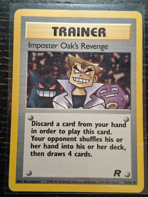 Trainer Imposter Oak's Revenge 76/82 Non-Holo