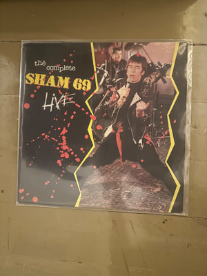 Sham 69: The Complete Live LP vinyyli, punk
