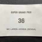 1988 Euroflash Super Grand Prix #36 Ayrton Senna - pikkukuva 2