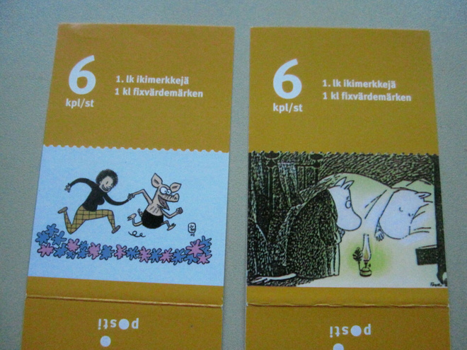 Postimerkkivihkot Muumit,  Viivi ja Wagner