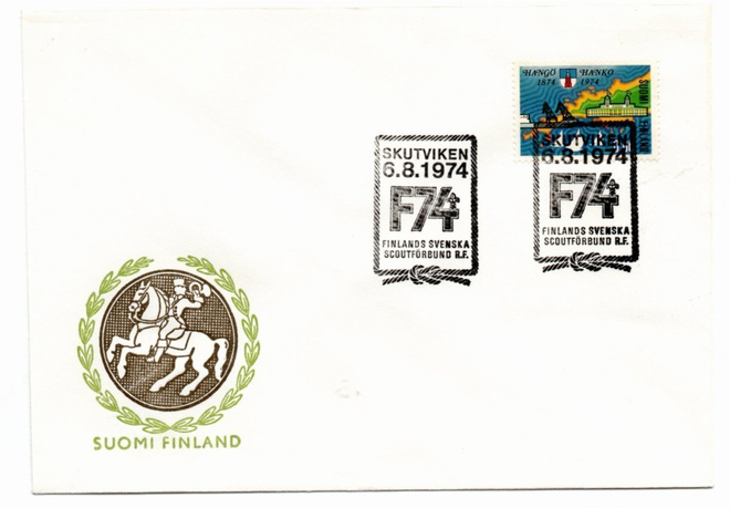Skutviken: Finlands svenska  scoutförbund  erikoisl6.8.1974)