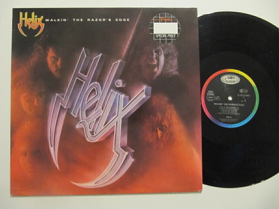 Helix Walkin' The Razor's Edge LP