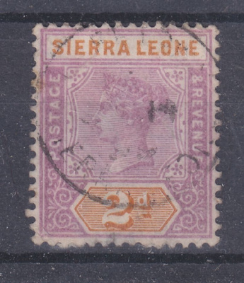 Sierra Leone 1896 Mi 37 vanhaa