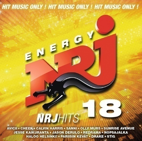 NRJ HITS 18 (2-CD), 2013, mm. Avicii, Sunrise Avenue, Cheek