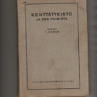 Ekman: Kenttätykistö ja sen toiminta, Otava 1925, nid., K3 - pikkukuva 1