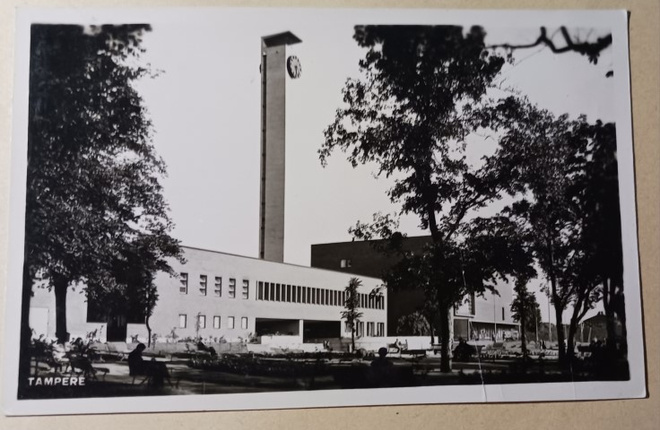 Tampere. Rautatieasema, vanha vkpk, p, 1933
