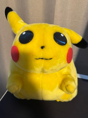 Pokemon 90 luvun fat pikachu pehmolelu