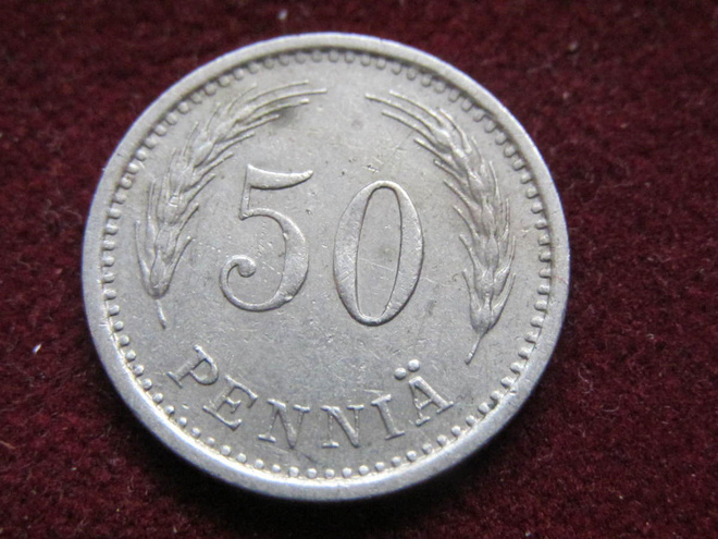 50 penniä 1940 CuNi