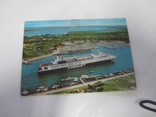 FINNJET - vanha postikortti ( FINNJET LEIMOILLA !!