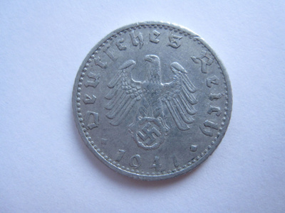 Natsi-Saksa 50 Reichspfennig 1941