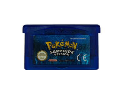 GBA - Pokemon Sapphire (L) Uusi paristo!