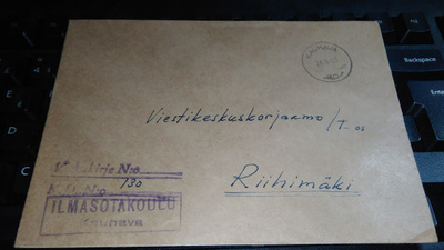 Kauhava Ilmasotakoulu Virkakirje -63 26/8