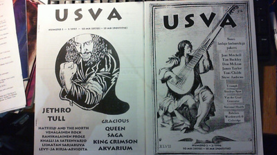 Usva -musiikkilehti 2kpl.
