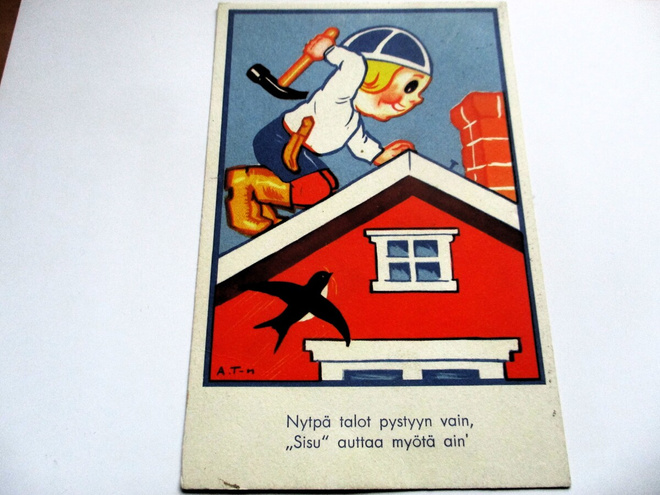 Tilgmann Sisu; Nytpä talot pystyyn vaan -1940