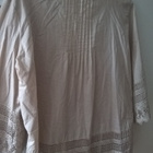 Beige puuvilla Pitsitunika / Tunika pitsillä - koko 40 - 42 - pikkukuva 5
