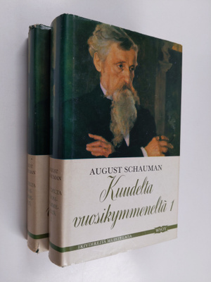 August Schauman : Kuudelta vuosikymmeneltä 1-2 : muistoja...